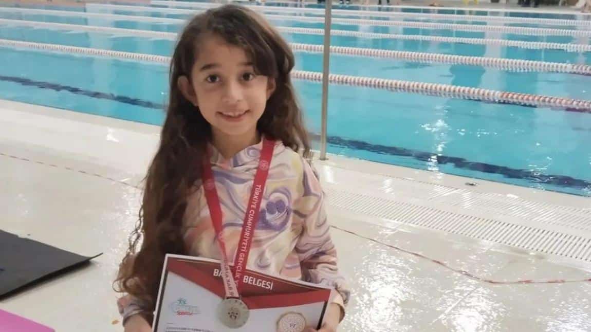 Okul Sporları Yüzme Yarışmalarında Bir Başarı Daha